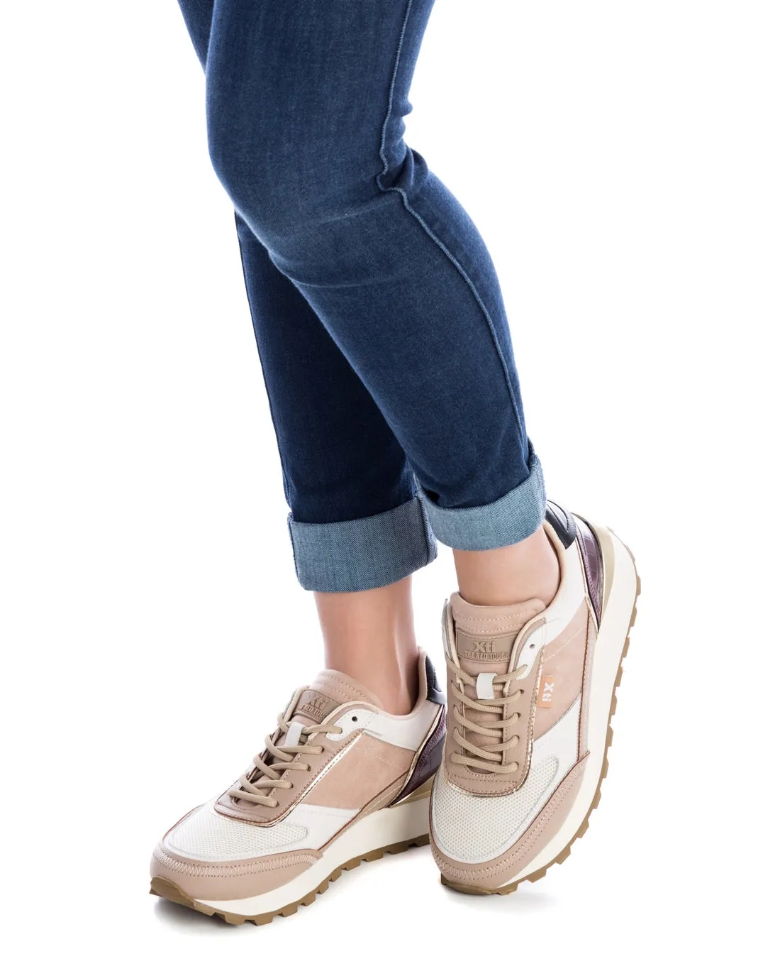 Women's Suede Lace-Up Sneakers By XTI 140314